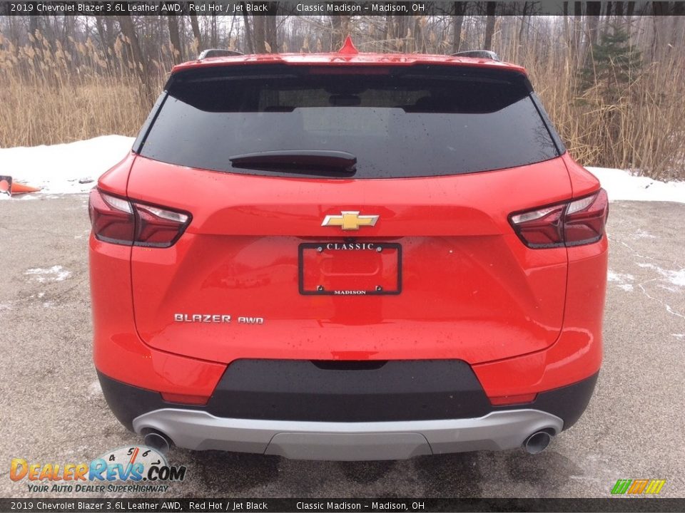 2019 Chevrolet Blazer 3.6L Leather AWD Red Hot / Jet Black Photo #5