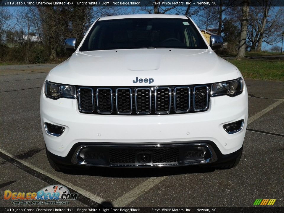 2019 Jeep Grand Cherokee Limited 4x4 Bright White / Light Frost Beige/Black Photo #3
