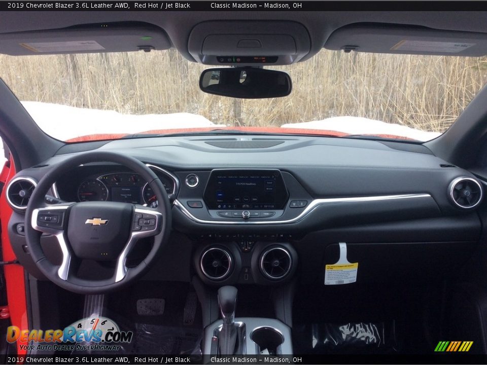 2019 Chevrolet Blazer 3.6L Leather AWD Red Hot / Jet Black Photo #11