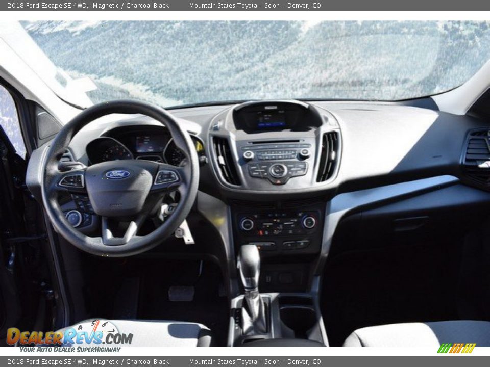 2018 Ford Escape SE 4WD Magnetic / Charcoal Black Photo #13