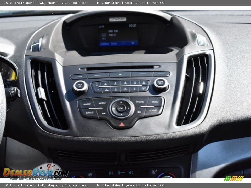 2018 Ford Escape SE 4WD Magnetic / Charcoal Black Photo #15