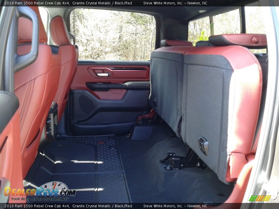 2019 Ram 1500 Rebel Crew Cab 4x4 Granite Crystal Metallic / Black/Red Photo #11