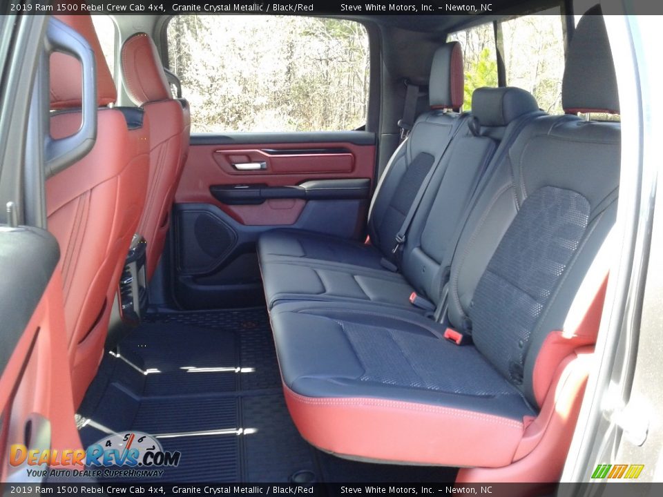 2019 Ram 1500 Rebel Crew Cab 4x4 Granite Crystal Metallic / Black/Red Photo #12