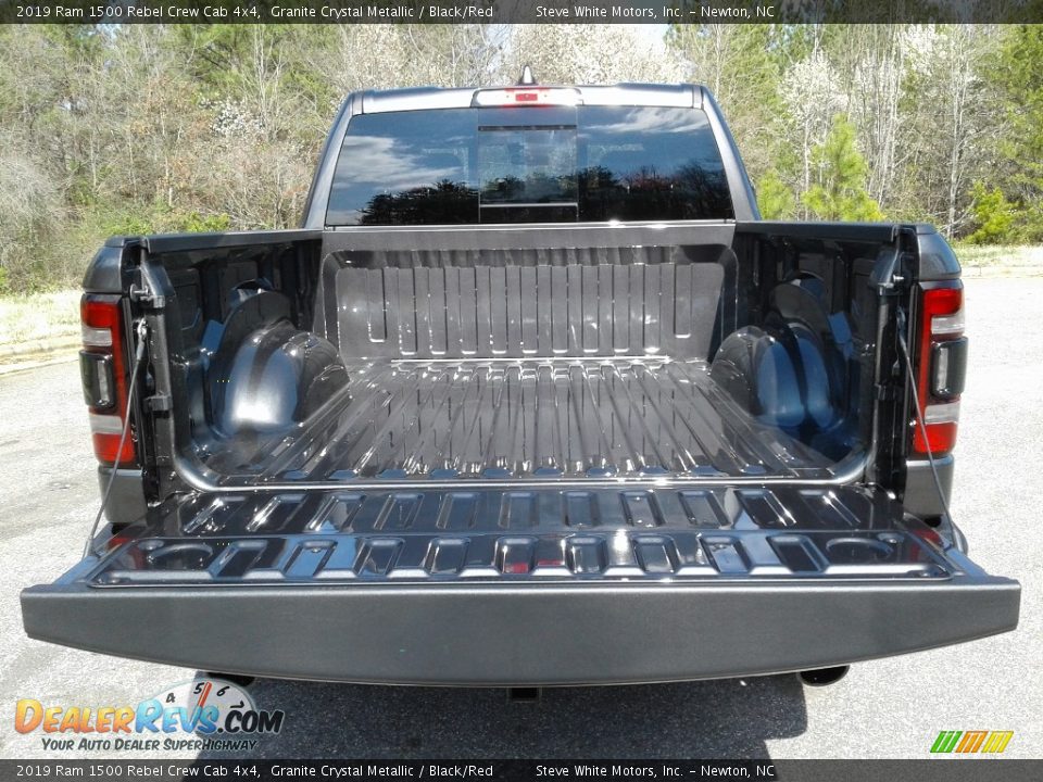 2019 Ram 1500 Rebel Crew Cab 4x4 Granite Crystal Metallic / Black/Red Photo #14