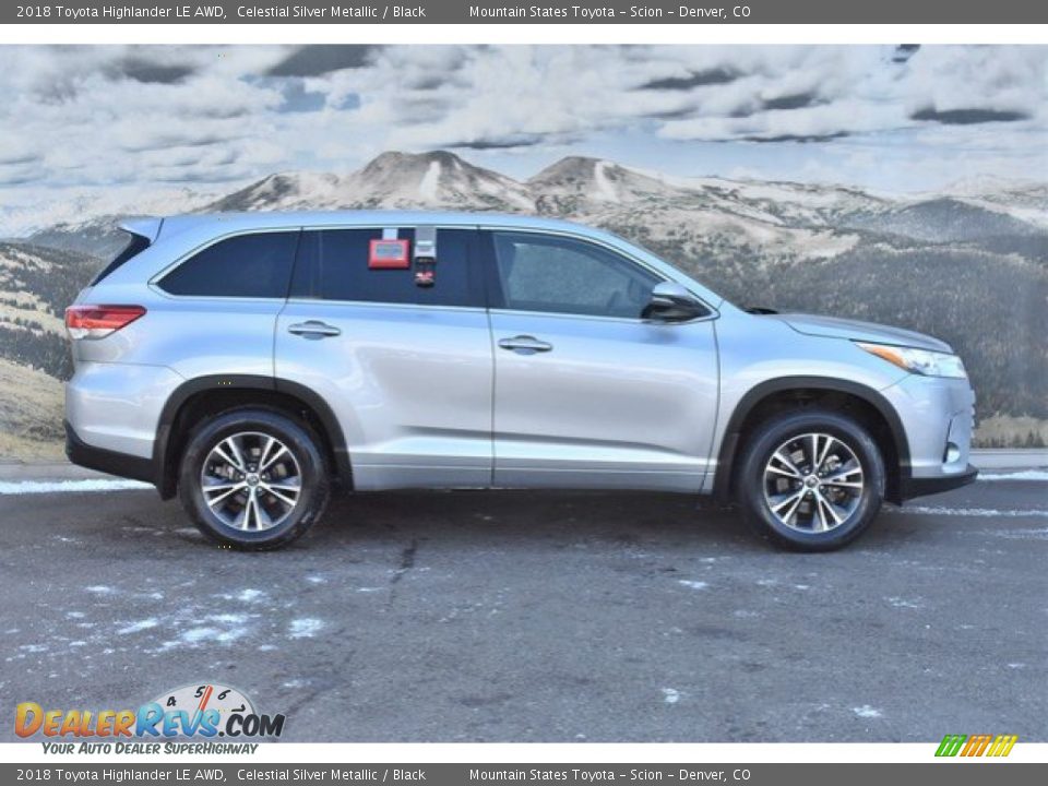 2018 Toyota Highlander LE AWD Celestial Silver Metallic / Black Photo #2