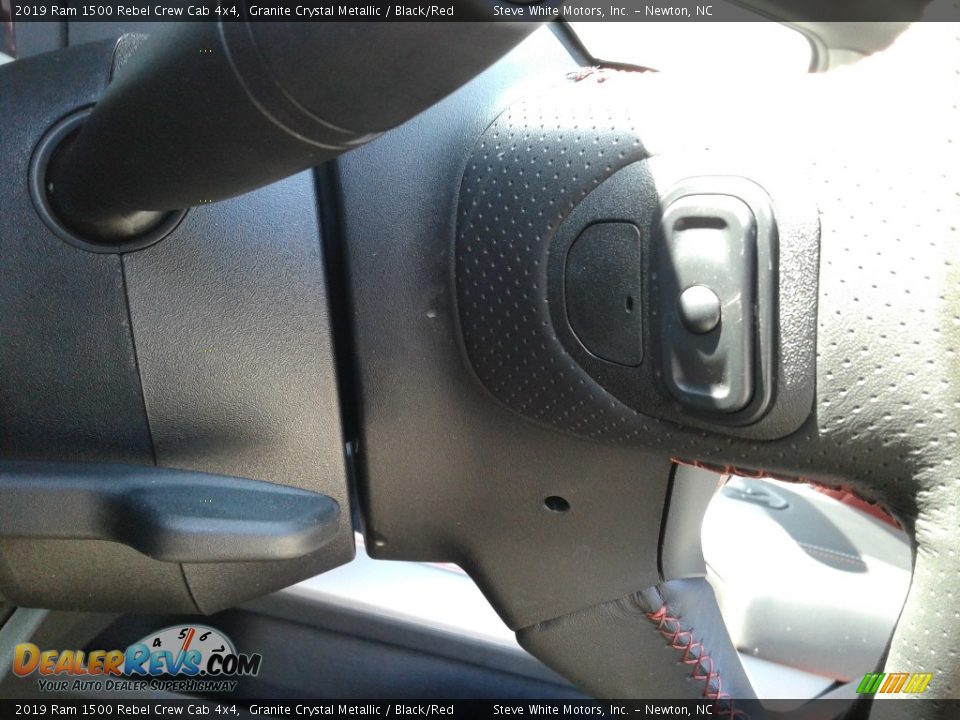 2019 Ram 1500 Rebel Crew Cab 4x4 Granite Crystal Metallic / Black/Red Photo #17