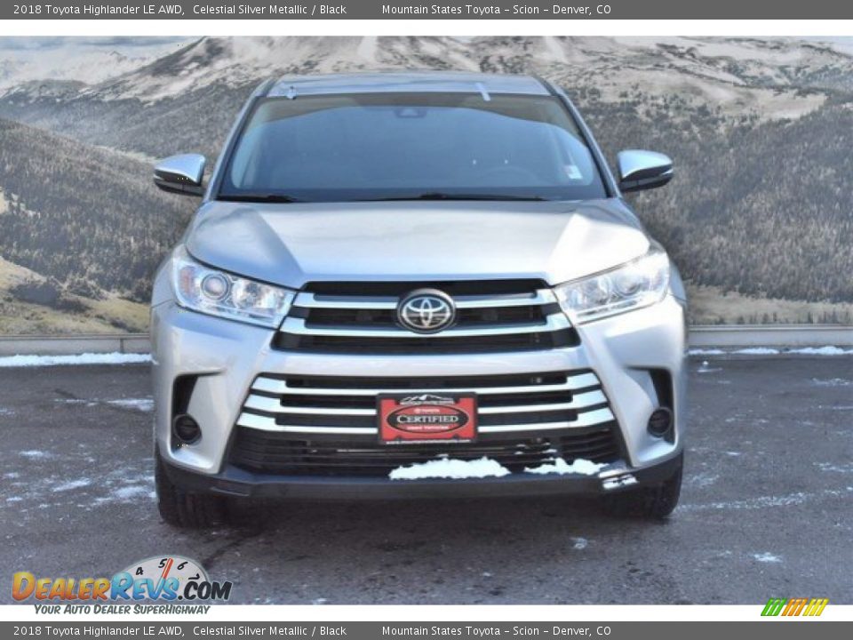 2018 Toyota Highlander LE AWD Celestial Silver Metallic / Black Photo #4