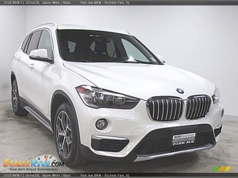 2018 BMW X1 xDrive28i Alpine White / Black Photo #5