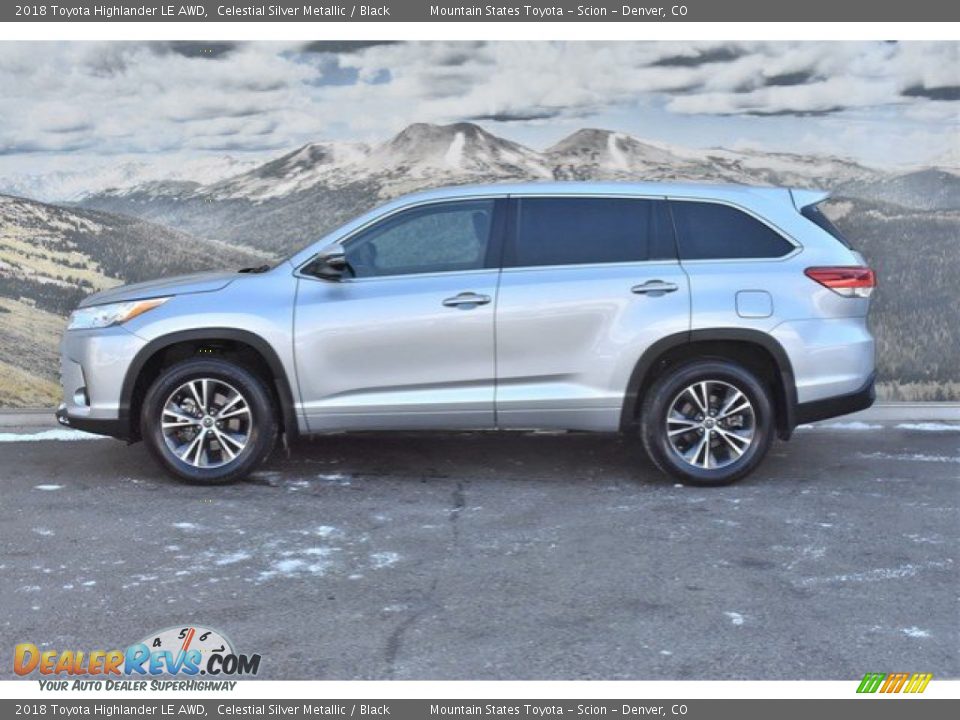 2018 Toyota Highlander LE AWD Celestial Silver Metallic / Black Photo #6