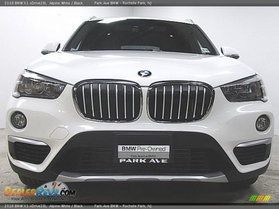 2018 BMW X1 xDrive28i Alpine White / Black Photo #6