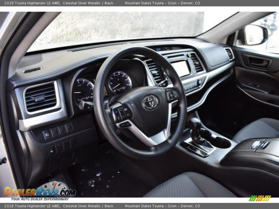 2018 Toyota Highlander LE AWD Celestial Silver Metallic / Black Photo #9