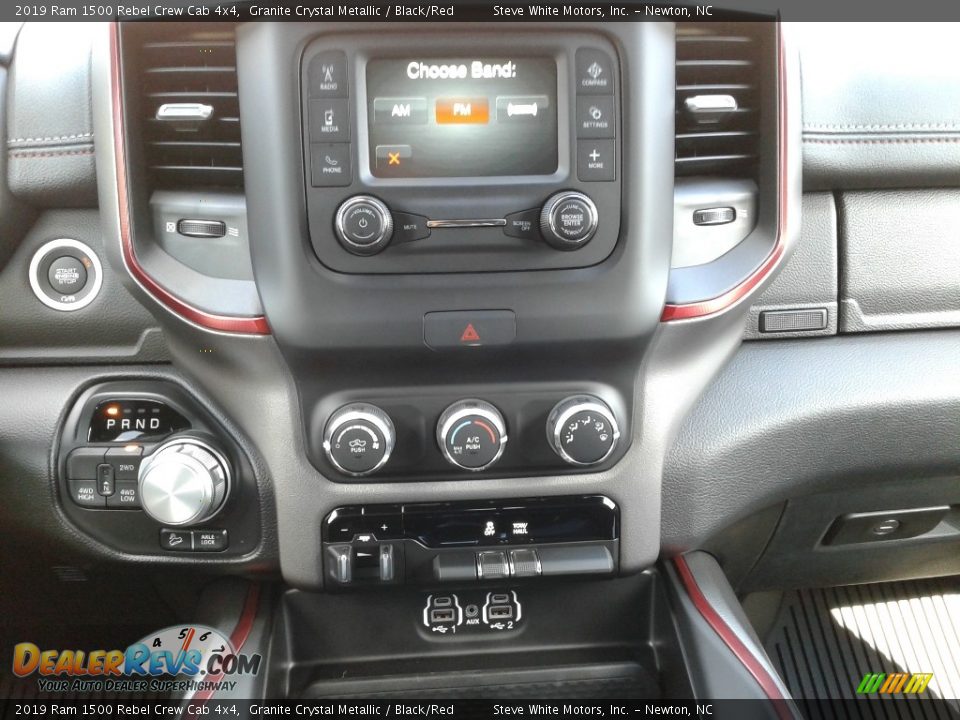 2019 Ram 1500 Rebel Crew Cab 4x4 Granite Crystal Metallic / Black/Red Photo #21