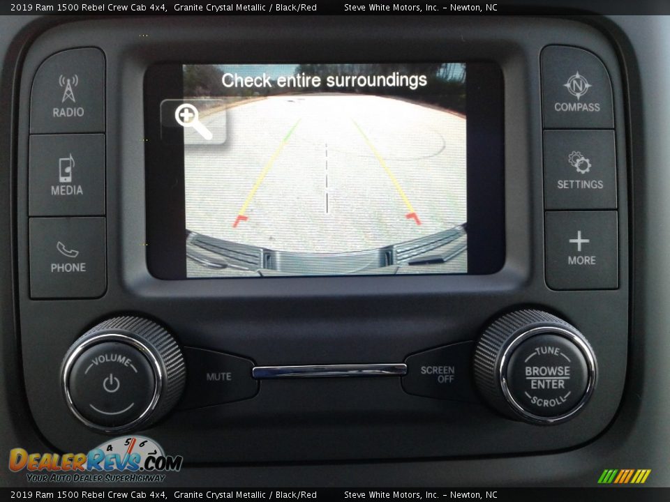 2019 Ram 1500 Rebel Crew Cab 4x4 Granite Crystal Metallic / Black/Red Photo #23