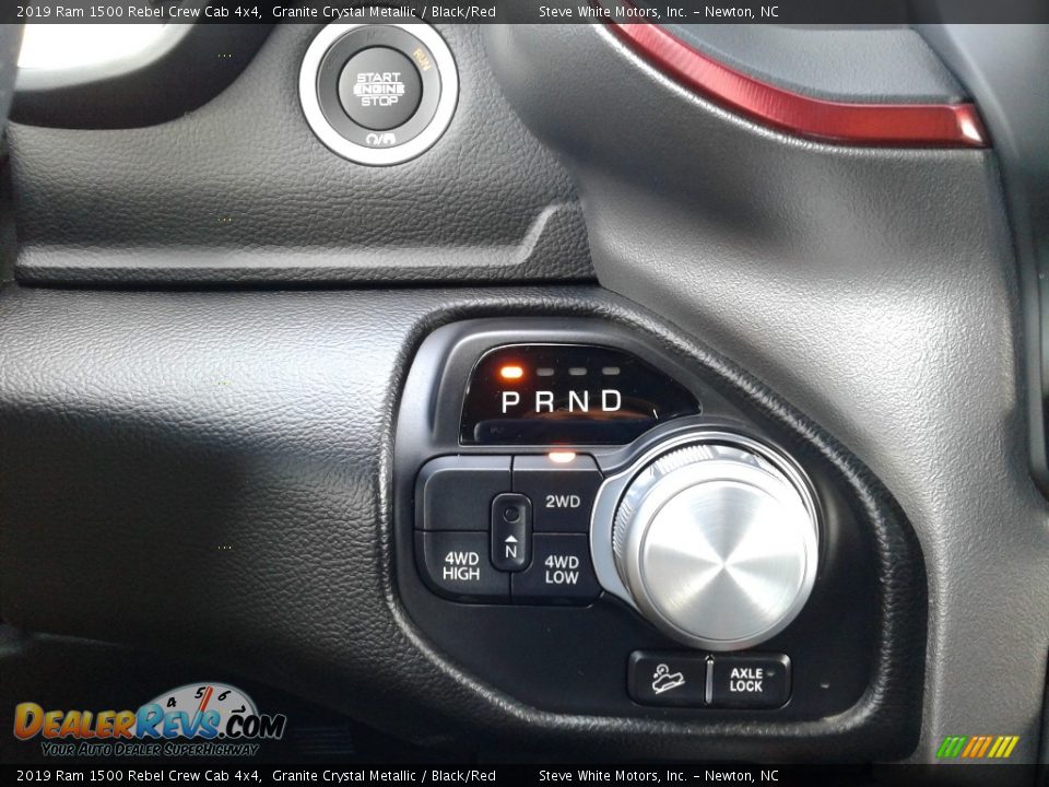 2019 Ram 1500 Rebel Crew Cab 4x4 Granite Crystal Metallic / Black/Red Photo #24