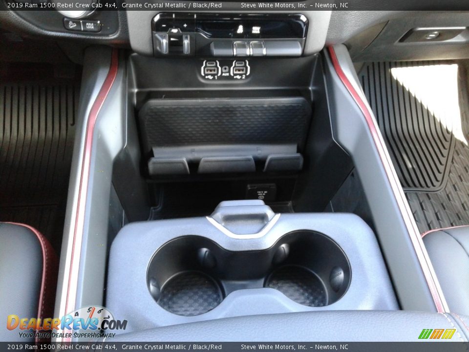 2019 Ram 1500 Rebel Crew Cab 4x4 Granite Crystal Metallic / Black/Red Photo #26