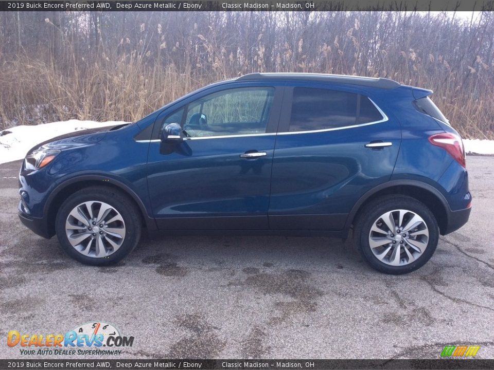 2019 Buick Encore Preferred AWD Deep Azure Metallic / Ebony Photo #3