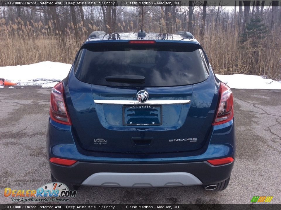 2019 Buick Encore Preferred AWD Deep Azure Metallic / Ebony Photo #5
