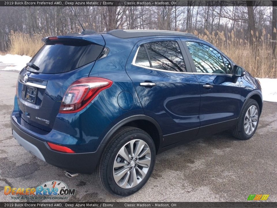 2019 Buick Encore Preferred AWD Deep Azure Metallic / Ebony Photo #6