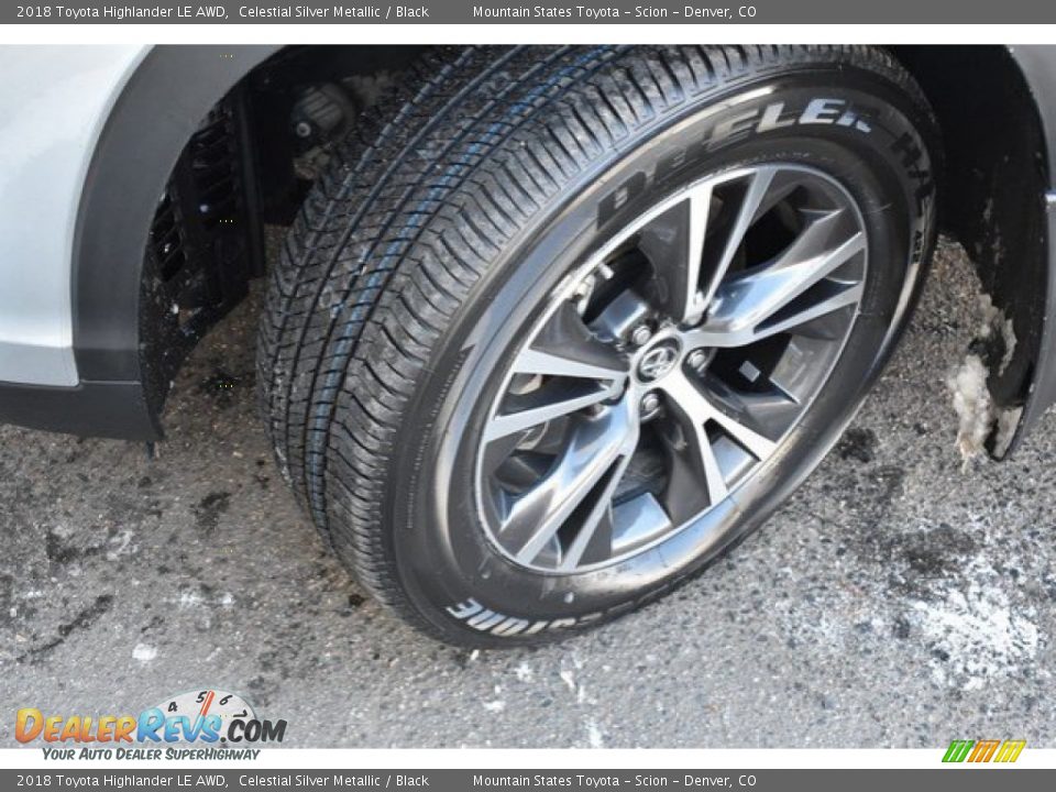2018 Toyota Highlander LE AWD Celestial Silver Metallic / Black Photo #29