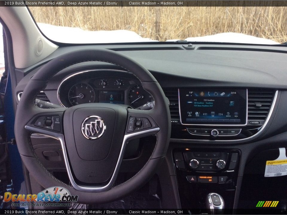 2019 Buick Encore Preferred AWD Deep Azure Metallic / Ebony Photo #12