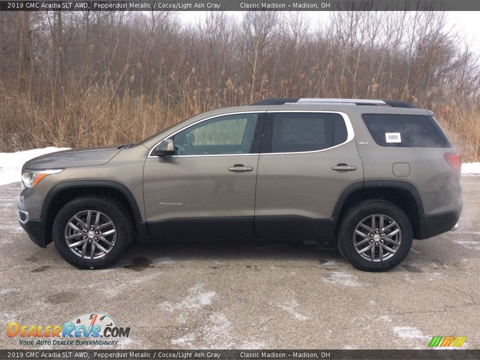 2019 GMC Acadia SLT AWD Pepperdust Metallic / Cocoa/Light Ash Gray Photo #3