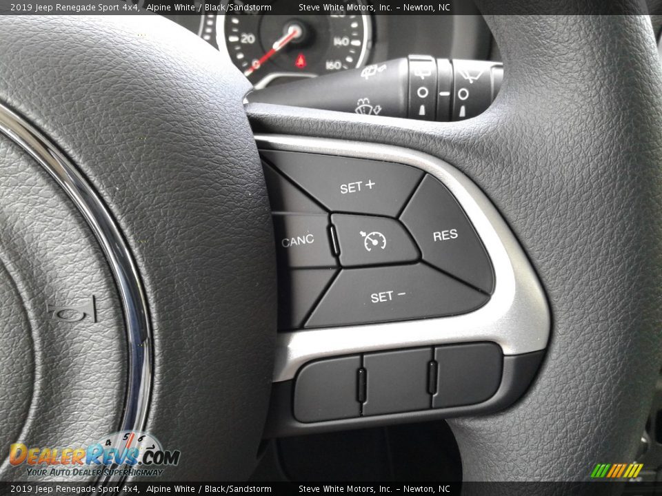 2019 Jeep Renegade Sport 4x4 Alpine White / Black/Sandstorm Photo #17