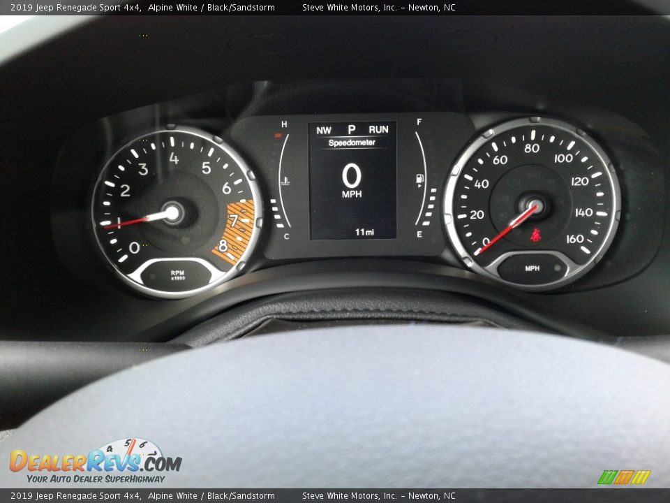 2019 Jeep Renegade Sport 4x4 Alpine White / Black/Sandstorm Photo #18