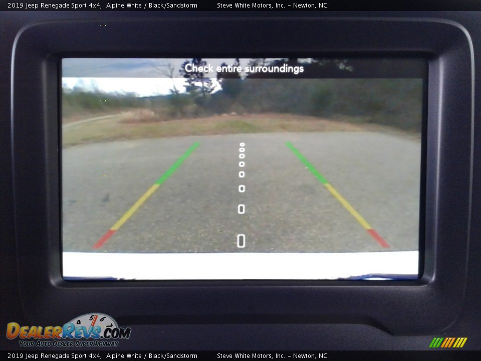 2019 Jeep Renegade Sport 4x4 Alpine White / Black/Sandstorm Photo #21