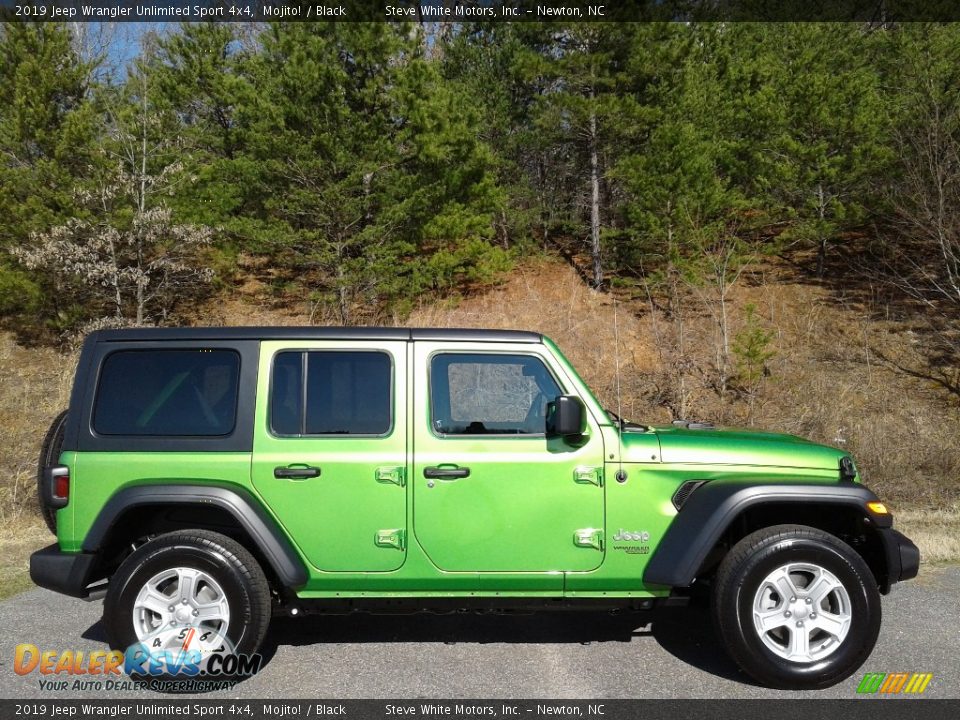 2019 Jeep Wrangler Unlimited Sport 4x4 Mojito! / Black Photo #5