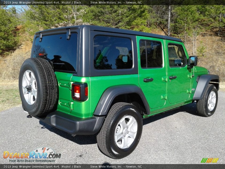 2019 Jeep Wrangler Unlimited Sport 4x4 Mojito! / Black Photo #6