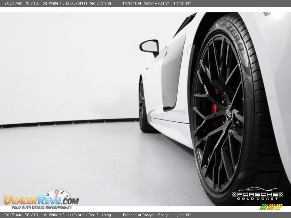 2017 Audi R8 V10 Ibis White / Black/Express Red Stitching Photo #5