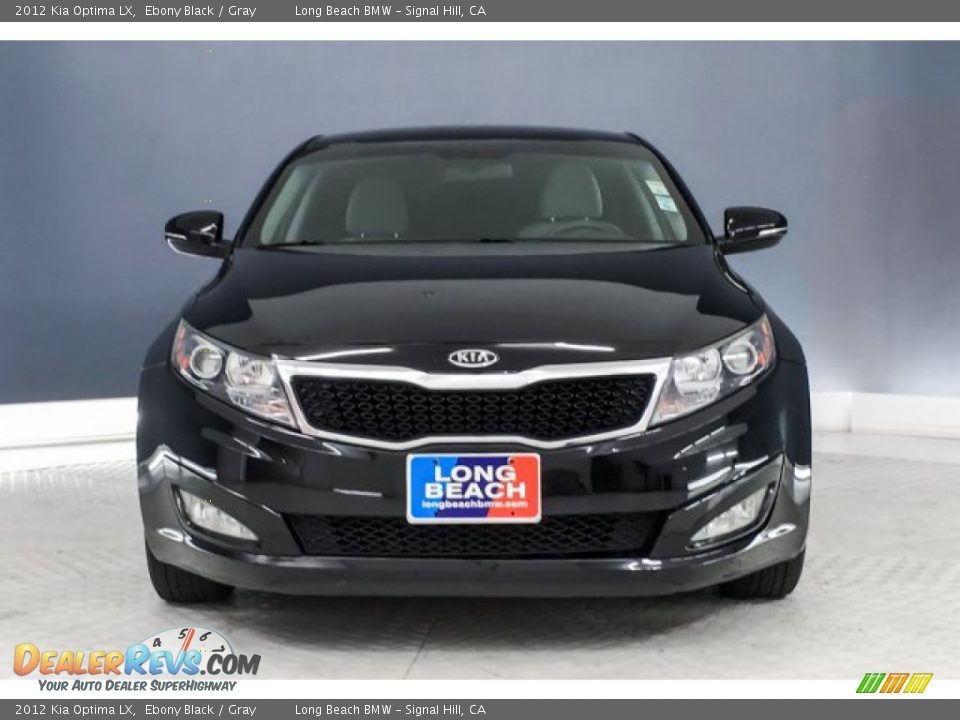 2012 Kia Optima LX Ebony Black / Gray Photo #2