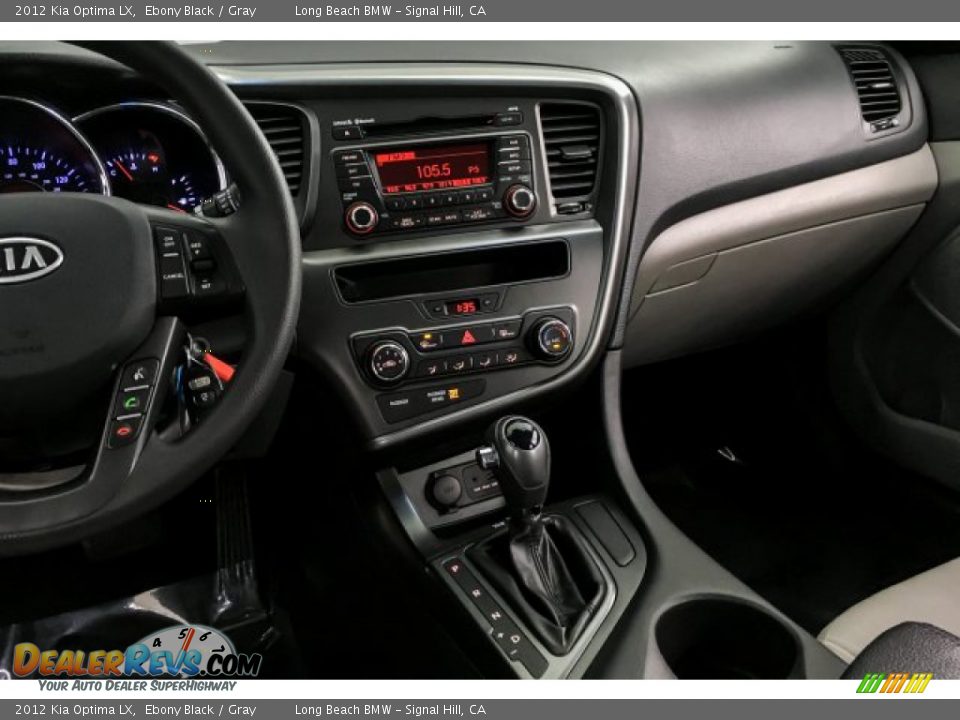 2012 Kia Optima LX Ebony Black / Gray Photo #5