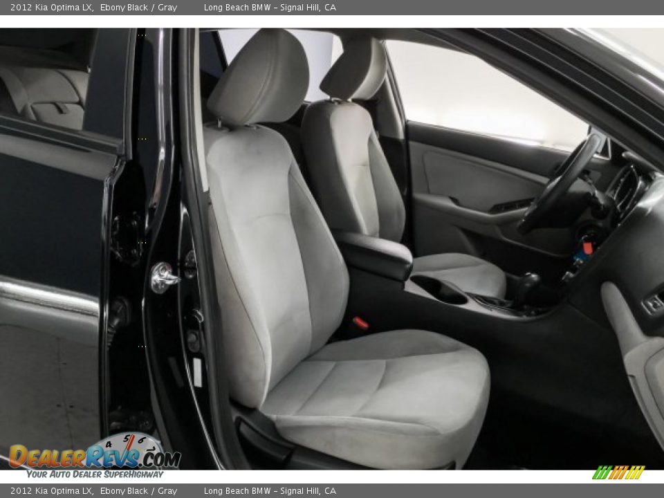 2012 Kia Optima LX Ebony Black / Gray Photo #6