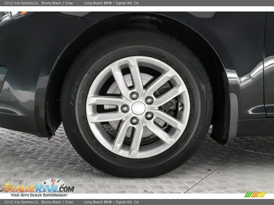 2012 Kia Optima LX Ebony Black / Gray Photo #8