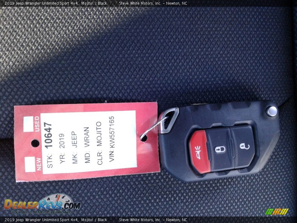 2019 Jeep Wrangler Unlimited Sport 4x4 Mojito! / Black Photo #25