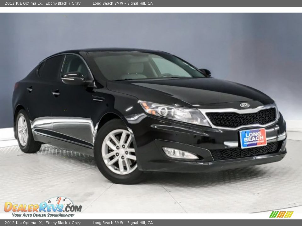 2012 Kia Optima LX Ebony Black / Gray Photo #14