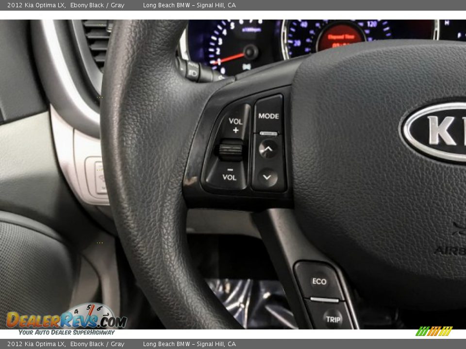2012 Kia Optima LX Ebony Black / Gray Photo #15