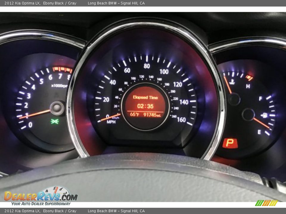 2012 Kia Optima LX Ebony Black / Gray Photo #18