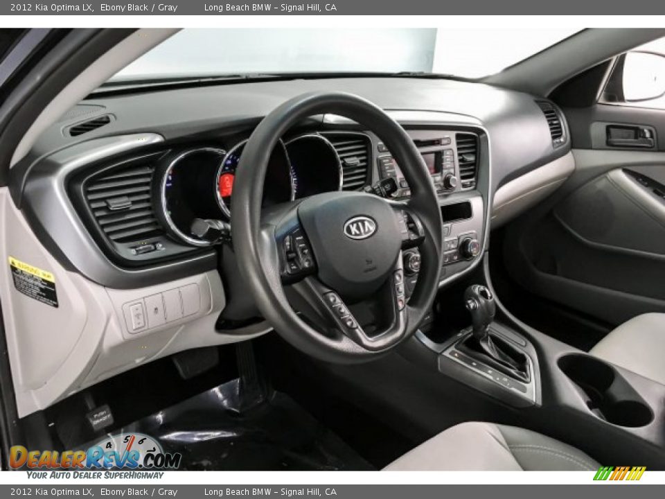 2012 Kia Optima LX Ebony Black / Gray Photo #20