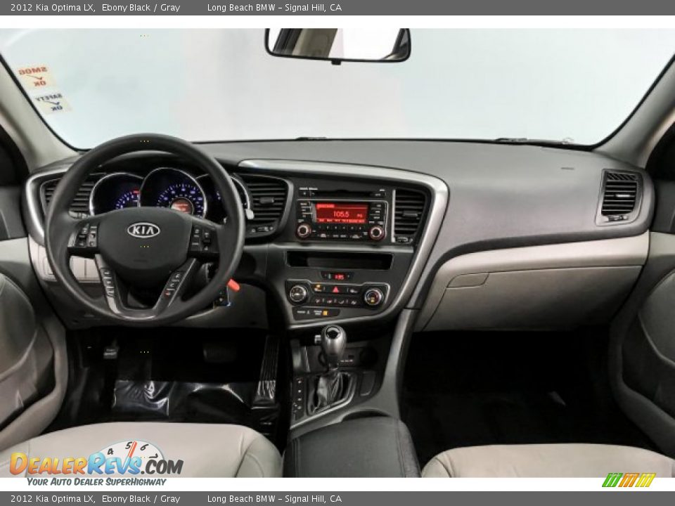 2012 Kia Optima LX Ebony Black / Gray Photo #22