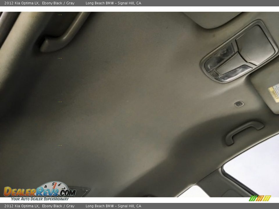 2012 Kia Optima LX Ebony Black / Gray Photo #28
