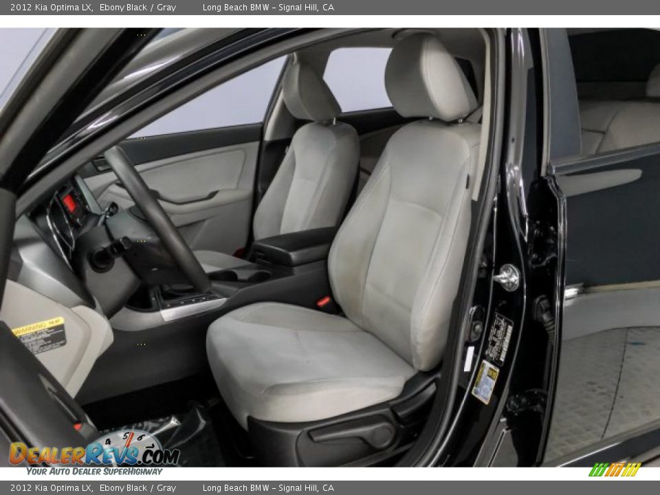 2012 Kia Optima LX Ebony Black / Gray Photo #33