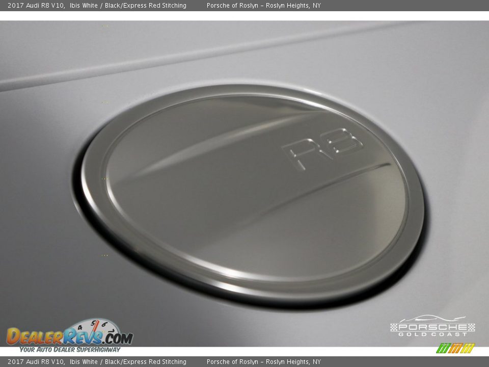 2017 Audi R8 V10 Ibis White / Black/Express Red Stitching Photo #35