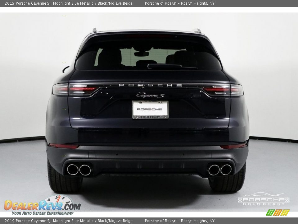 2019 Porsche Cayenne S Moonlight Blue Metallic / Black/Mojave Beige Photo #6