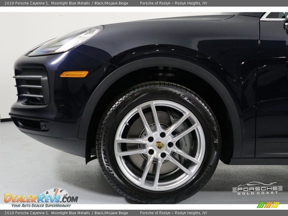 2019 Porsche Cayenne S Moonlight Blue Metallic / Black/Mojave Beige Photo #11