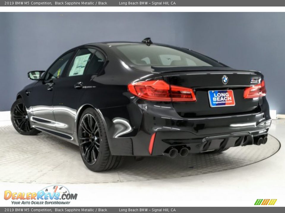 2019 BMW M5 Competition Black Sapphire Metallic / Black Photo #2