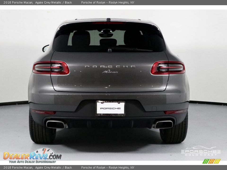 2018 Porsche Macan Agate Grey Metallic / Black Photo #6