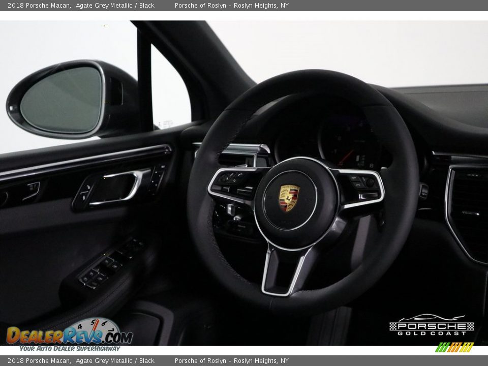 2018 Porsche Macan Agate Grey Metallic / Black Photo #15