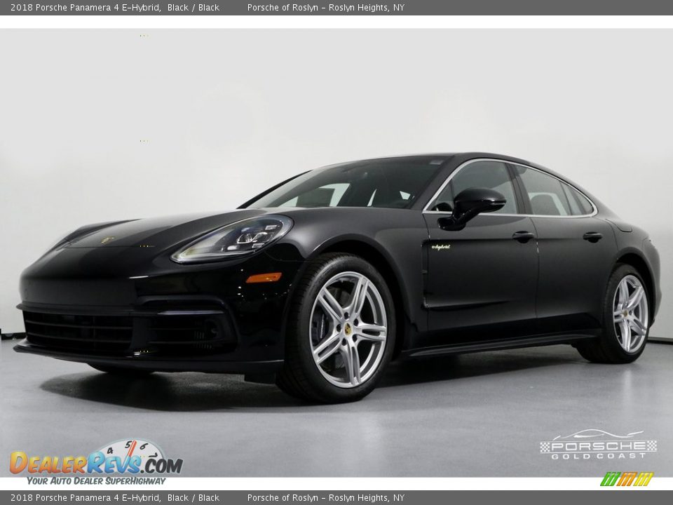 2018 Porsche Panamera 4 E-Hybrid Black / Black Photo #3